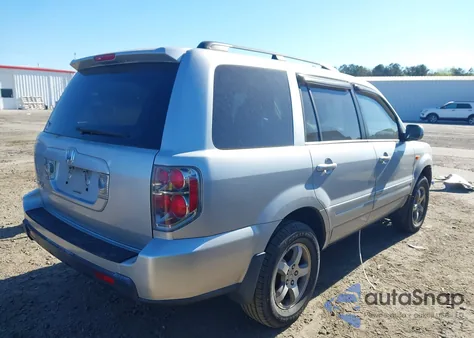 2006 Honda Pilot Ex-L из США, поврежденный, VIN 5FNYF28536B011100